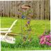 2-in-1 Bird Water Dispenser & Feeder with Garden Grilles - Metal Butterfly Design | Removable Retro Stand for Garden Decoration - Buy Online on SooperMarket.com