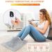 Weikeya Extra Large Electrically Heated Foot Warmer - Pain Relief Heating Pillow with 6 Temperature Settings | Automatic Closure & Effective Insulation | Perfect for Under Desk - EU Connector 220-240V - Buy Online on SooperMarket.com