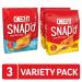 Cheez-It Snap'd Cheese Cracker Chips Variety Pack 7.5 Ounce (Pack of 3) - Bulk Thin Crisps Lunch Snacks - Buy Online on SooperMarket.com