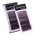 Jsdoin Cluster Lashes 84 Pcs Wide Stem C/D Curl 8-16mm Length DIY Eyelash Extension False Lashes Individual Natural&Mega Styles Soft for Personal Makeup Use at Home