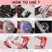 YUNAI French Tip Nail Stamp Kit | Soft Silicone Jelly Clear Stamper Set for DIY Manicure | Professional Nail Seal Stamp Tools - Buy Online on SooperMarket.com