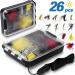 PLUSINNO Fly Fishing Flies Kit 26pcs with Handmade Dry/Wet Flies - Trout Bass Fishing Gear Assortment in Fly Box - Buy Online on SooperMarket.com