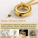 U7 Women's Cremation Urn Necklace - Celtic Knot Dog Feet Wings & Crucifix - Stainless Steel Pendant for Ashes - Memorial Jewelry - Buy Online on SooperMarket.com