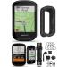 Garmin Edge 830 (Sensor Bundle) GPS Bike Computer with HRM, Speed/Cadence Sensors, Silicone Case (Black) & Tempered Glass | Touchscreen, TrainingPeaks, VO2 Max | Cycling Computer | 010-02061-10 +Case (Silicone), Screen Protectors Black Case + HRM, Sensors