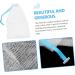 AUTSUPPL 8pcs Soap Soap Saver Pouch Soap Bar Net Soap Net Pouches Fabric Sky-blue 14x10cm Sky-blue - Buy Online on SooperMarket.com