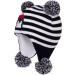 LANGZHEN Toddler Winter Hat | Earflap Knit Beanie for Baby Boys Girls 2-4 Years | Fleece Lined | Penguin Design | Black Stripe - Buy Online on SooperMarket.com