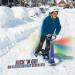 Geospace LED Ski Scooter - Foldable Snowboard Kick-Scooter for Snow Use - Assorted Colors - Buy Online on SooperMarket.com