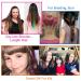20 Inch Colored Clip in Hair Extensions - 10pcs Straight Pink Fashion Hairpieces for Party Highlights - Buy Online on SooperMarket.com