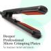 MINT Professional Series 1 Inch Hair Crimper Iron | Deeper Ceramic Plates for Fast Crimps - Maximum Volume and Root Lift - Dual-Voltage Travel-Ready - Buy Online on SooperMarket.com