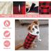 Malier Dog Winter Coat - Classic Plaid Fleece Jacket for Large Dogs - Red X-Large - Buy Online on SooperMarket.com