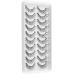 Shop HICOCU Russian Strip Lashes - Fluffy D DD Curl Mink Eyelashes 10 Pairs Reusable Fake Lashes for Natural Looks - Buy Online on SooperMarket.com