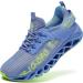 FRSHANIAH Men's Breathable Running Shoes - Sky Blue | Non-Slip Fashion Sneakers - Buy Online on SooperMarket.com