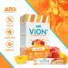 ViON+ Hydration Mix Peach Mango - Sugar-Free Electrolyte Powder with 8 Essential Vitamins - 20 On-the-Go Stick Packs for Hydration Energy & Recovery - Natural Flavors & No Artificial Colors or Dyes - Buy Online on SooperMarket.com