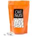 Oh! Nuts White Jordan Almonds | Crunchy Party Favor Candy | Premium 2-Lb. Bulk Bag of Large Nuts with Thin Sugar Coating | Great for Easter, Weddings, Baby Showers & Birth | White Candied Almonds