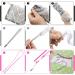 Sewing Loop Kit - 6 Pieces | Loop Turner Hook, Drawstring Threader, Metal Tweezers, Long Turner Tool | DIY Knitting Accessories - Buy Online on SooperMarket.com
