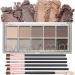 Eyeshadow Palette  10 Colors Nude Eyeshadow Palette Smooth Matte Eye Makeup Palette High Pigmented  Naturing-Looking  Ultra-Blendable Long Lasting High  Pigment Nude Matte Eyeshadow with 6 Eyeshadow Brush (04)