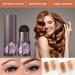 LSxia Brow Stamp and Stencil Kit - Waterproof Eyebrow Powder with 10 Stencils, Light Brown - Perfect for Natural Eye Brow Definition and Shaping - Women's Eye Brown Makeup - Buy Online on SooperMarket.com