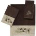 Avanti Linens Pine Branch Collection Mocha Fingertip Towel - Soft & Absorbent Cotton - Nature Inspired Bathroom Accessory - Buy Online on SooperMarket.com