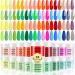 Lavender Violets 36 Colours Dip Nails Powder Starter Kit Blue Green Pink Red and Purple All Seasons Glitter Dipping Nail Powder Set for Beginners and Professionals DIY Manicure M955