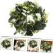 LIFKICH Wreath Planta Artificial Faux Greenery Artificial Eucalyptus Garland Holiday Window Hanging Eucalyptus Leaves Garland Faux Plants Fall Garland or Artificial Grass Daisy White White 30X30CM - Buy Online on SooperMarket.com
