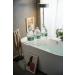 Acrylic Bathtub Tray Caddy with Non-Slip Surface and Gold Handles - Buy Online on SooperMarket.com