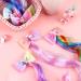 6 Colors Unicorn Bow Clips with Glitter Butterfly Hair Extensions - Princess Dress Up Headdress for Girls - Buy Online on SooperMarket.com