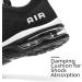Lamincoa Women's Air Running Shoes - Lightweight Sneakers with Air Cushion for Walking and Tennis - Size 9, Black - Buy Online on SooperMarket.com