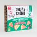 Craft & Crumb Pizza Biscuit Baking & Decorating Kit - Fun Summer Activity for Kids Aged 3+ Teenagers & Adults - with Pre-Measured Cookie Mix Icing Cookie Cutter Bunting Art Activity & More