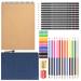 HomeMall Drawing Sketching Pencils Set 37 Packs Art Kit with Sketchbook Draw Pencils Dual Ended Color Pencil Eraser Sharpener Pencil Bag for Kids Adults and Art Beginners 37 Piece Set