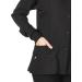 WonderWink Women's Four Way Stretch Snap Jacket - X-Large, Black - Buy Online on SooperMarket.com