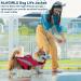 ALAGIRLS Reflective Dog Life Jacket for Small Dogs | High Buoyancy Pet Safety Vest for Beach | Red S Size - Buy Online on SooperMarket.com
