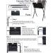 Creative Mark Folding Canvas Print Rack - Portable Artist Gallery Display for Artwork, Prints, and Canvas - Jumbo Size - Buy Online on SooperMarket.com