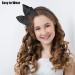 VOCOSTE Bow Headband Fashion Cute Polyester Hairband for Teenager Black 5.9x4.4 Inch - Buy Online on SooperMarket.com