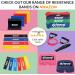 Resistance Pull Up Band | Long Exercise Loop for Strength Training and Stretching | Blue Home Workout Band for Men and Women (30-80kg) - Buy Online on SooperMarket.com