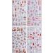 JMEOWIO 3D Embossed Christmas Glitter Nail Art Stickers Decals Self-Adhesive 5D Snowflake Winter Holiday Cute Silver Nail Supplies Nail Art Design Decoration Accessories 4 Sheets - Buy Online on SooperMarket.com