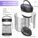 3000V Electric Solar Bug Zapper | Indoor Outdoor Mosquito Killer | Waterproof Pest Control Rechargeable Fly Trap for Home Kitchen Patio Camping - Buy Online on SooperMarket.com