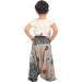 Lofbaz Kids Harem Aladdin Pants 18 Months, Rose Flower White - Bohemian Pirate Style - Buy Online on SooperMarket.com