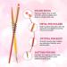 Dazzl Nail Art Brushes for Gel Nails - 8PCS Glitter Handle Brushes in 8 Designs for Painting, Dotting, Drawing - Alloy & Acrylic Material - Buy Online on SooperMarket.com