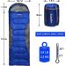 0 Degree Winter Sleeping Bag for Adults (450GSM) - 5F to 32F Temp Range, Waterproof, Portable, Compression Sack - Royal Blue, Ideal for Camping, Hiking, Backpacking - Big and Tall, 4 Season - Buy Online on SooperMarket.com