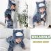 Doladola Unisex Baby Onesie: Animal Cartoon Cat Toddler Hooded Romper (3-6 Months, Black Cat) - Buy Online on SooperMarket.com