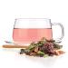 Tealyra White Garden Bouquet Tea Blend - Hibiscus, Strawberry, Raspberry - Antioxidant-Rich Loose Leaf Tea - All Natural Ingredients - 110g - Buy Online on SooperMarket.com