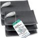 Buy Elexaclean Flush Sponge Pot Cleaner Set - 6-Seater 12x10 cm Washable Microfiber - Dark Gray | Reusable & Large Version - Buy Online on SooperMarket.com