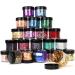 24 Color Metallic Gold Foil Flakes for Resin, Nails, Painting & Crafts - Buy Online on SooperMarket.com