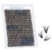 300 Pcs Individual Lashes Lash Clusters DIY Lash Extension Cluster Lashes that Look Like Eyelash Extensions Self Applicaton at Home Volume Dramtic Look(40D D-16mm) D-16mm 40D