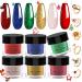 Honey Joy 6 Box/Set Dark Brown Dip for Nails Powder Kit Chocolate Glaze Fine Dipping Powder Colors No Need Lamp Cure Like Gel Polish Effect Even & Smooth Finishing (DP-G-6PCS-10G/Box)