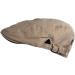 Men's Cotton Flat Cap IVY Gatsby newsboy Hunting Hat - Khaki - Buy Online on SooperMarket.com