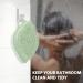 Sndyi Silicone Body Brush - Gentle Exfoliating Leaf-Shaped Shower Scrubber for Sensitive Skin | Foam-Forming Bristles in Firing Green Mint - Buy Online on SooperMarket.com