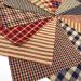 American Heritage Charm Pack Red Blue 6 Cotton Homespun Fabric Squares by JCS - 40+ Precut Squares - Buy Online on SooperMarket.com