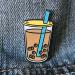 On Point Pins Boba Bubble Tapioca Pearl Milk Tea Brooch Badge Enamel Lapel Pin - Buy Online on SooperMarket.com