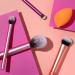 Real Techniques Everyday Essentials 6-Piece Makeup Brush Set with 2 Sponge Blenders - Multiuse Brushes for Eyeshadow, Foundation, Blush, Highlighter, and Concealer - Buy Online on SooperMarket.com